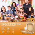 thumbnail image 4 of Forro de papel desechable Air Fryer para Ninja DZ201/DZ401/DZ550/DZ302/SL401/SL451, 4 of 7
