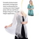 thumbnail image 4 of Guardurnaity Bufanda brillante de lujo, chal para sombra de protección solar, hilo fino femenino, borla de encaje hueco largo, capas de boda, Ropa, zapatos y accesorios Miscelánea Verde, 4 of 6