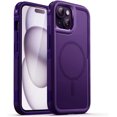 thumbnail image 1 of [PST] iPhone 15 Plus Case, Dual Layers Hard Case Back Cover with Magnetic MagSafe Compatible, 1 of 5