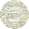 thumbnail image 1 of Ahgly Company Indoor Round Traditional Tan Brown Persian Area Rugs, 4' Round, 1 of 6