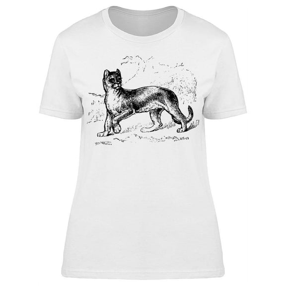Puma. Sketch T-Shirt Women -Image by Shutterstock, Female 3X-Large