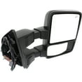thumbnail image 3 of MIRROR Compatible For 2008-2009 Ford F-250 Super Duty F-350 Right Passenger Towing Heated Power Glass Folding In-housing Signal Light With memory 1 Chrome and Paintable Cap, 3 of 5