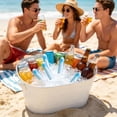 thumbnail image 4 of Portable Cooling Rods, 10 Pcs Reusable Ice Sticks 5.94x0.98 Inch, Freezable Drink Cooler for Travel Camping, Large Capacity Beverage Accessory, Lightweight Multicolor, 4 of 4