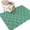 Green, variant on Teal Diagonal Plaid Washable Area Rug 5 x 8 ft Modern Crosshatch Lines Argyle Geometric Soft Non‑Slip Rugs Stain Repellent Indoor Mats for Spacious Family Room, Long Dining‑Table, Sunroom