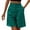 Green, variant on Womens Bermuda Shorts Thin Loose Straight Leg Casual Knee Length Breathable Wide Leg Shorts Straight Leg Shorts