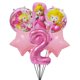 thumbnail image 4 of 6pcs Super Mario Princess Peach Fiesta De Cumpleaños Decoración 32 Pulgadas Número Foil Globo Melocotón Princesa Suministros De Bebé Ducha, 4 of 4