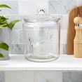 thumbnail image 4 of Mason Craft & More Airtight Extra-Large Glass Apothecary Jar with Lid, Clear Classic Mason Storage Canister, 4 Liter (135oz), 4 of 4