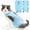 Blue, variant on Cat Recovery Suit for Abdominal Wounds or Skin Diseases,Kitten Onesie for Cats After Surgery Wear Surgical Spay Suit for Female Cats Kitten Cone of Shame Alternative