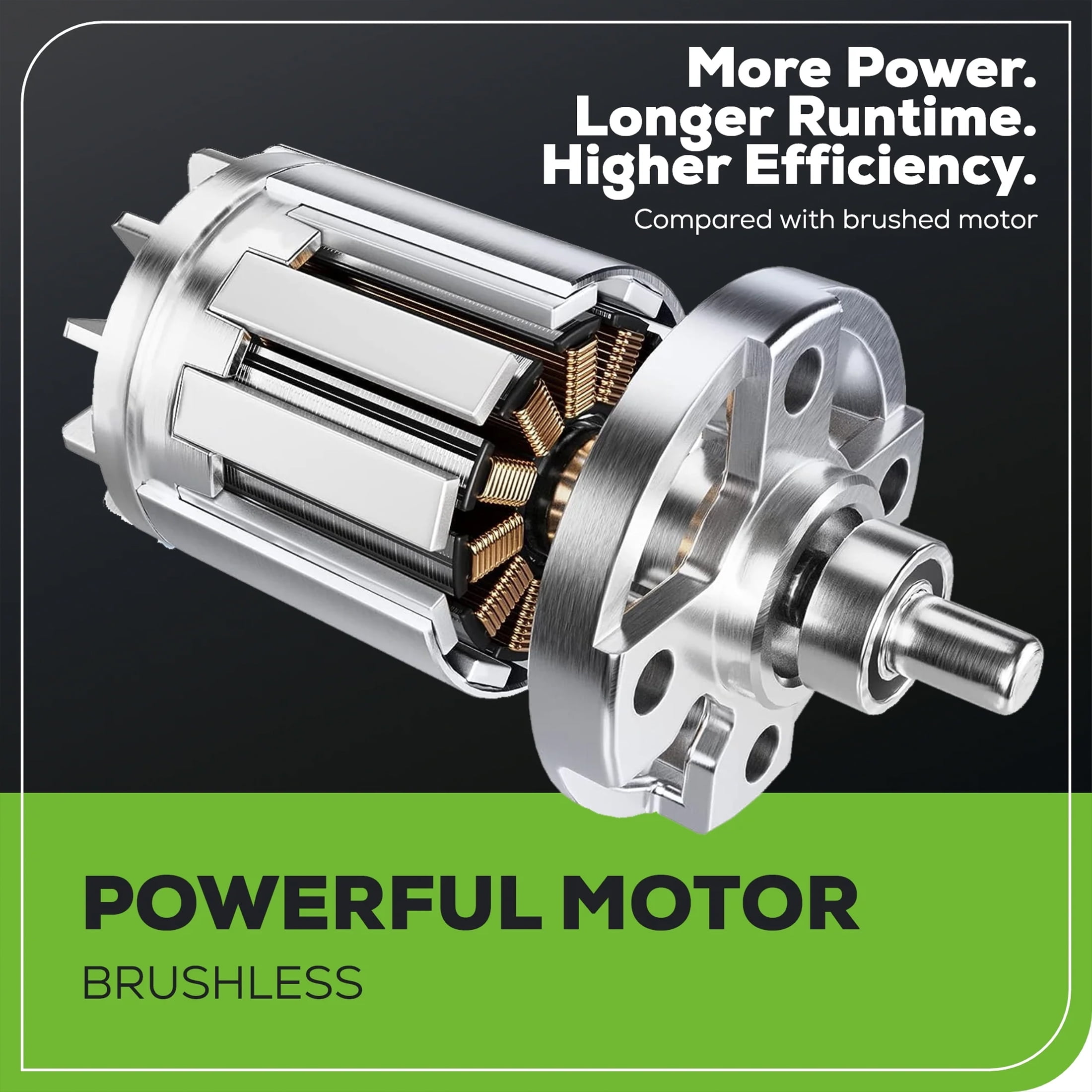 Greenworks 24V Brushless 1/4" Hex Chuck Impact Driver, Battery & Charger Not Included 3703502AZ