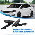 thumbnail image 2 of 1 Pair Left and Right Side Front Bumper Mounting Support Bracket 620583TA0A for Nissan Altima 2013-2017, 2 of 6
