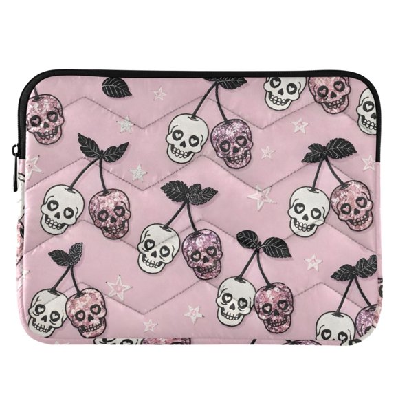 ALAZA Cherry Skulls Pattern Laptop Sleeve Case for 13-14 Inch Computer Cover Bag Medium