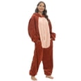 thumbnail image 4 of Cute Animal Onesie Pajamas for Adults Warm Cozy Animal Shape Sleepsuit Ideal for Sleepovers Parties and Lounging Comfortable and Adorable Animal Pajamas Perfect for Winter Fun, 4 of 6