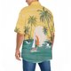 thumbnail image 5 of Camisas De Franela Para Hombre Hombres Moda Primavera Verano Casual Manga corta Turndown Neck Impreso Camisetas Top Blusa (Yellow, 5XL), 5 of 5