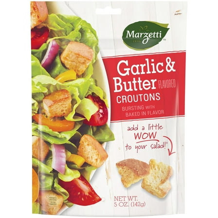 Marzetti Croutons, Garlic & Butter Large Cut, 5 oz.