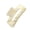 Cream white, variant on Fashionable Striped Hair Clip Oversized Claw Clip For Women Girl Hairstyling