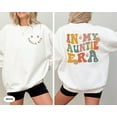 thumbnail image 5 of In My Auntie Era Sweatshirt, Aunt Gift For Auntie Sweatshirt, Cool Aunt Eras Shirt, Retro Aunt Crewneck, Baby Announcement For Aunt Shirt, 5 of 5