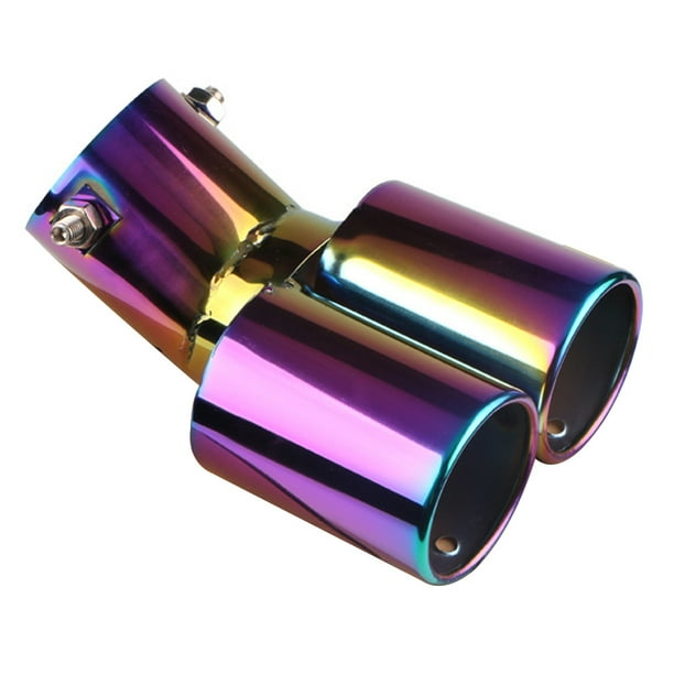 Ericealice Bent Dual Exhaust Tip Bolton Straight Cut Tailpipe Tip 2.5