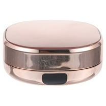 Luxshiny Rose Powder Puff Case with Puff for Loose Powder Storage, Travel-Friendly Compact Makeup Container