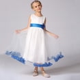 thumbnail image 2 of Vestido de niña de las flores Zulema Vestido formal azul 13 años, 2 of 8