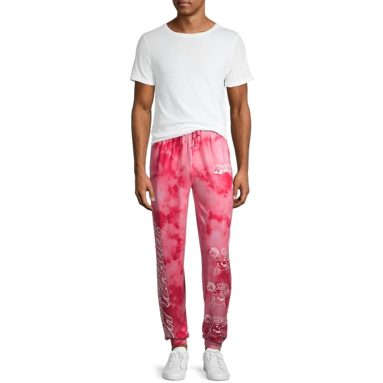 Kool Aid Oh Yeaahh Icon Red Cloud Wash Men s Lounge Jogger Walmart