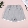 thumbnail image 2 of Girls‘ Active Summer Shorts for Kids Bike Running Beach Sports Gray, 2 of 5