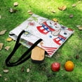 thumbnail image 6 of Patriotic Kittens Celebrate Freedom Joy Outdoor Picnic Blanket, Foldable Waterproof Beach Mat, Portable Beach Blanket for Beach Camping, Hiking, Family Concerts, 6 of 8