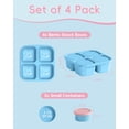 thumbnail image 3 of Set de cajas para snacks Canfanni con 4 compartimentos, apilables y libres de BPA, 3 of 7