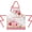 Red White, variant on Floral Aprons for Women Adjustable Kitchen Apron with Pockets Cotton Linen Chef Cooking Apron for Spring