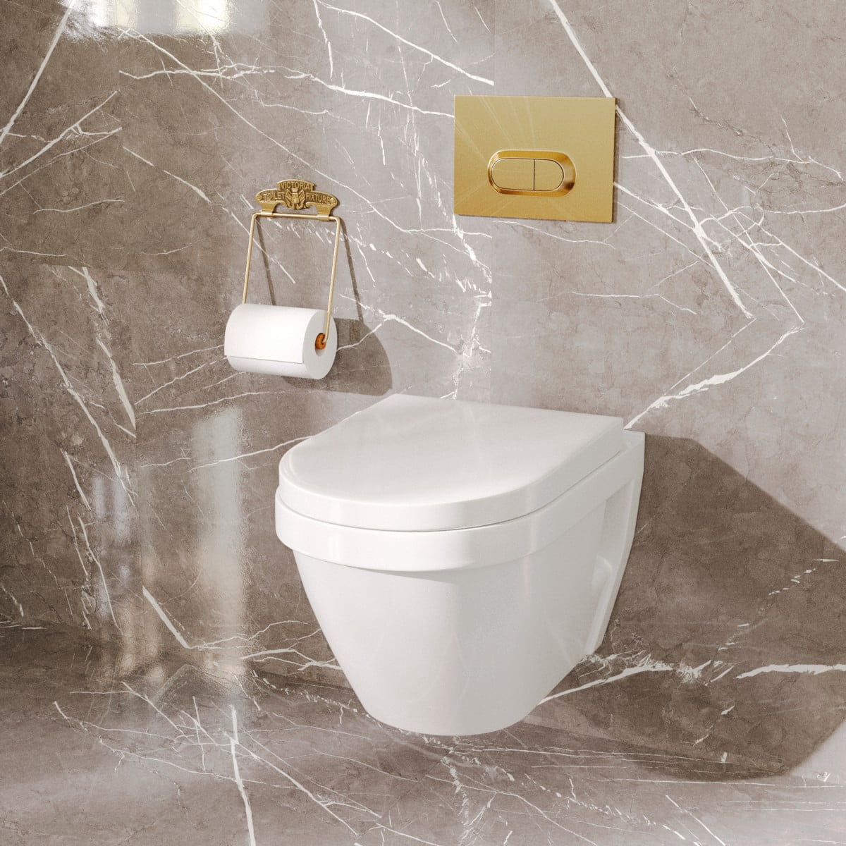 Renovator's Supply Antique Brass Tissue Paper Holder Victoria Toilet Fixture