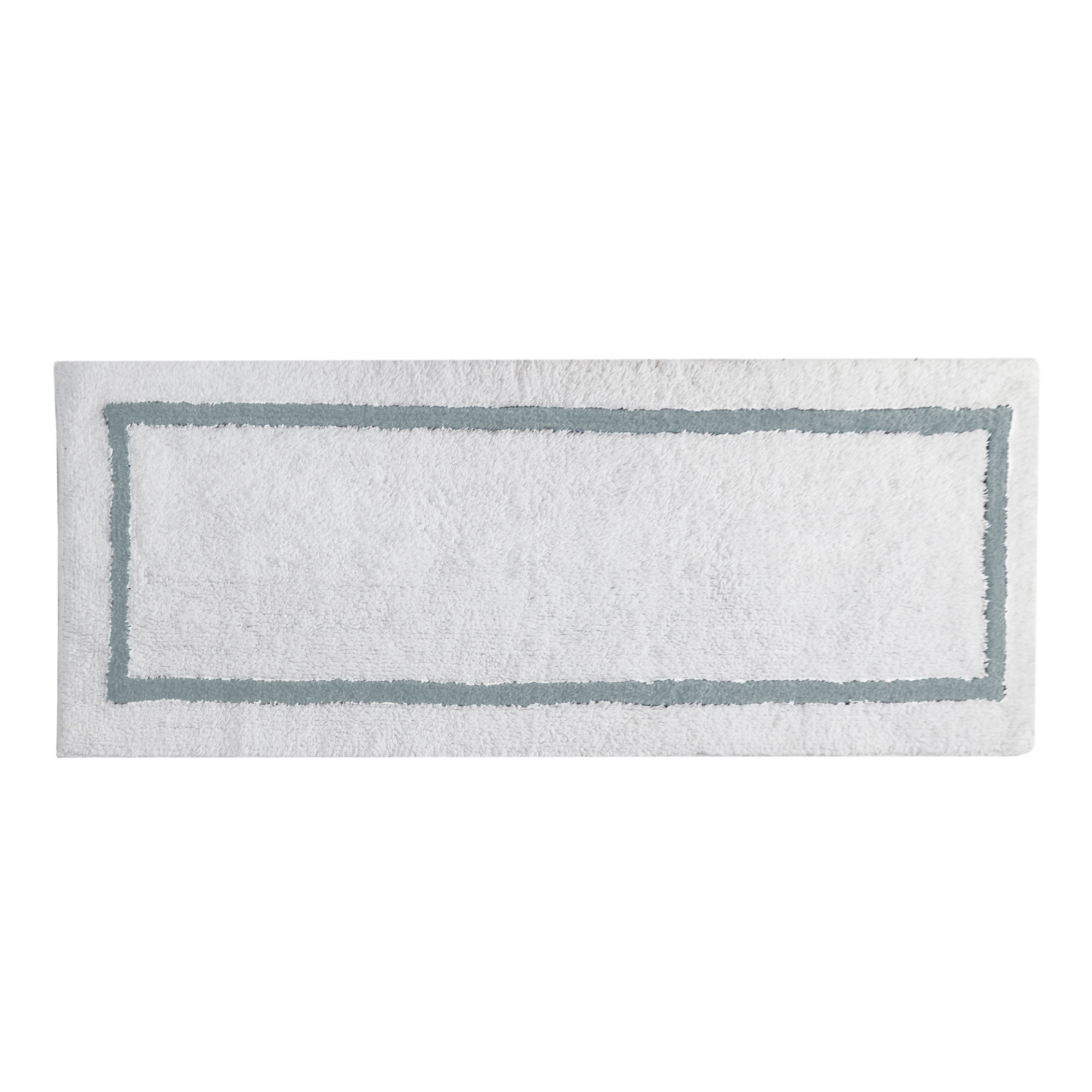 Modern Threads Geometric Silver Cotton Indoor Rug Runner, 2' x 5'
