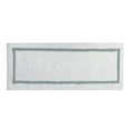 thumbnail image 2 of Modern Threads Geometric Silver Cotton Indoor Rug Runner, 2' x 5', 2 of 3