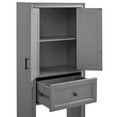 thumbnail image 6 of Pemberly Row Modern Wood Spacesaver Cabinet in Vintage Gray/Black, 6 of 12