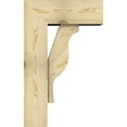 thumbnail image 3 of Ekena Millwork 8"W x 20"D x 32"H Funston Block Rough Sawn Bracket w/ Offset Brace, Douglas Fir, 3 of 25