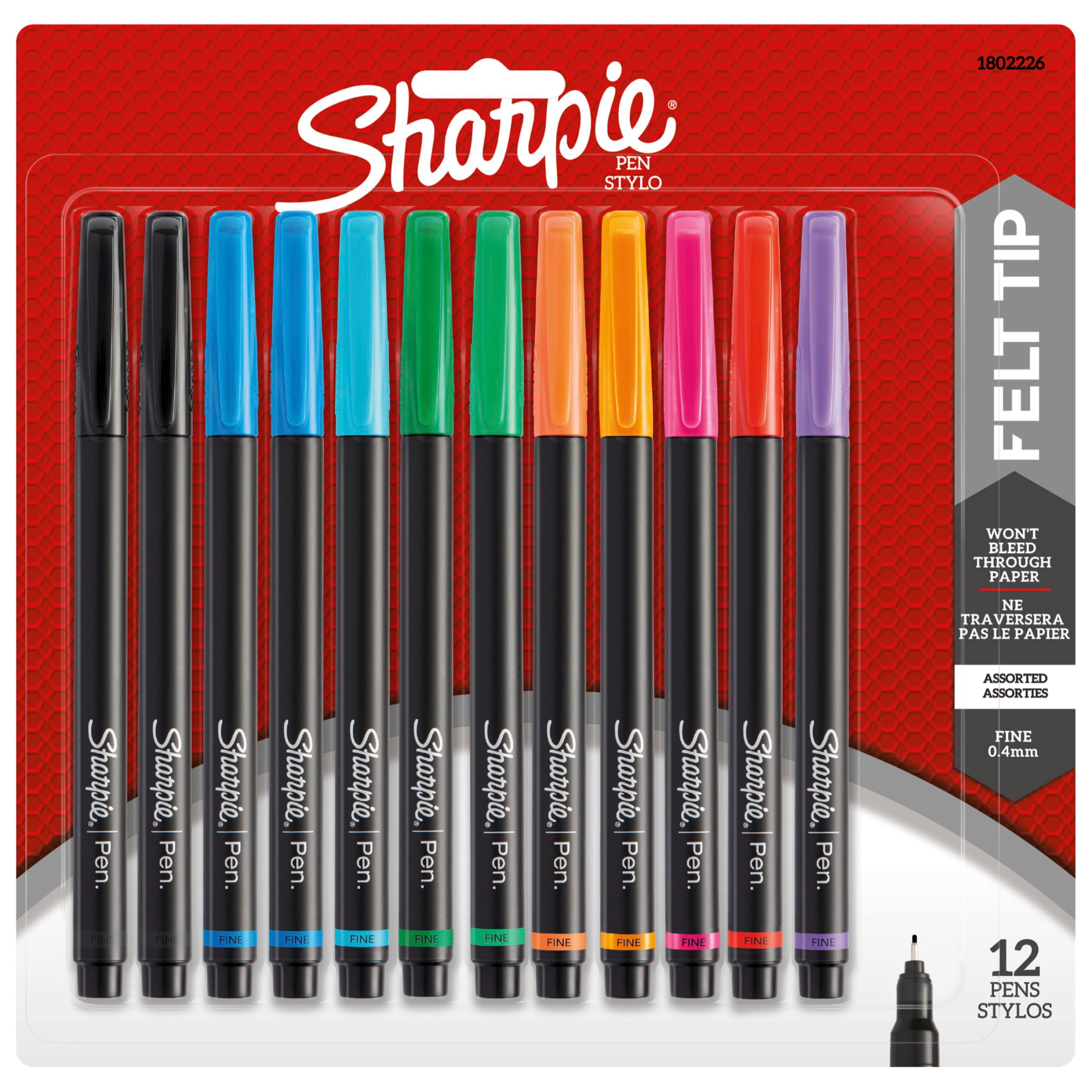 Sharpie Fine Point Permanent Marker Assorted Colors 12 count