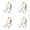 White 4PCS, variant on Shower Hooks Suction Cup Retractable Suction Hanger No Drill Hooks For Home Kitchen Bathroom Shower Glass Door Tile Towel Robe 2PCS Purse Hanger for Wall Suction Hooks for Garland Hanger for Door