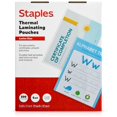 thumbnail image 1 of Sobres de laminado STAPLES tamaño carta 5 mil, paquete de 200, 1 of 5