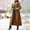 E-178Brown, variant on FAOWME Womens Jacket Long Sleeve Solid Color Lapel Button Down Maxi Long Trench Coat For Motorcycle Blue L