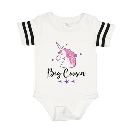 

Inktastic Big Cousin Unicorn Announcement Gift Baby Girl Bodysuit