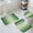 Green, variant on Blue Ombre Bath Mat 3 Piece Bathroom Rug Set, Modern Gradient Abstract Art Non Slip Bath Rug Contour Mat and Toilet Lid Cover, Absorbent Shower Mats Soft Bath Rugs and Mats Sets