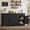 Black, variant on 63" Large Buffet Cabinet with 4 Doors and 3 Drawers, Farmhouse Buffet Sideboard Cabinet with Storage, Coffee Bar Wine Bar for Dining Room, Living Room, Natural