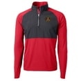 thumbnail image 2 of Men's-Cutter & Buck  Red Atlanta United FC Adapt Eco Knit Hybrid Recycled Raglan Quarter-Zip Top, 2 of 3