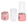 thumbnail image 4 of Mini Blender, Food Grade PCTG ABS 1200mAh Battery Portable Blender 300ml Capacity  For Coffee Pink, 6Blades, Lid, 4 of 8