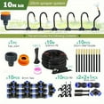 thumbnail image 6 of Hyasfey 10M/15M Garden Irrigation System Irrigation Hose with 360-Degree Bendable Nozzles Quick Connect Drip Irrigation System for Greenhouse Lawn Watering, 6 of 6