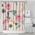 thumbnail image 2 of Waterproof Pioneer Shower Curtain 72x84 Inch Polyester Unique Cute Floral Shower Curtain for Bathroom Hotel Home Decor with 12 Plastic Hooks, 2 of 5