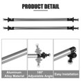 thumbnail image 4 of 2pcs 200mm 7.87" Car Splitter Support Rods Adjustable Front Rear Bumper Lip Splitter Strut Rod Tie Support Silver Tone, 4 of 6