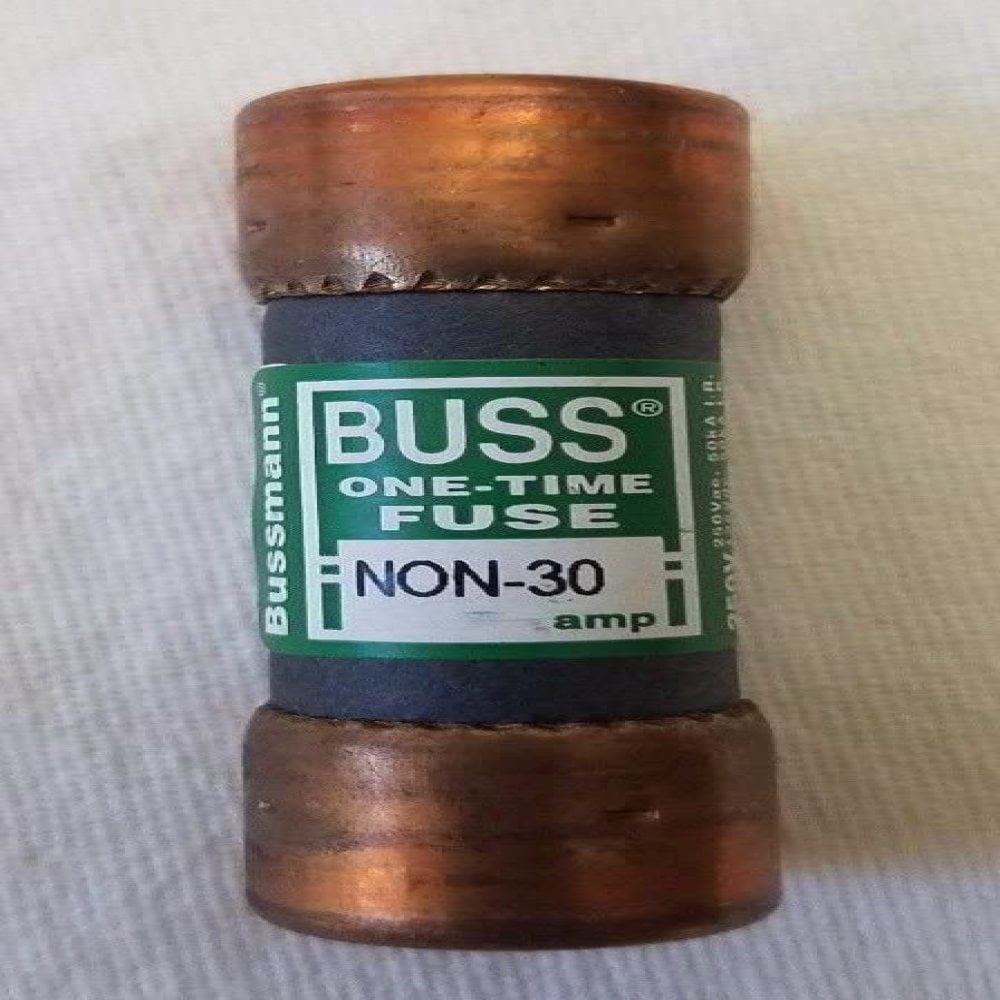 Box of 10 Bussmann BUSS NON 2 ONE-TIME FUSE NEW OPEN BOX 250 volts 2 AMP 