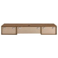 thumbnail image 4 of Modway Render Wall Mount Wood Office Desk in Walnut, 4 of 10
