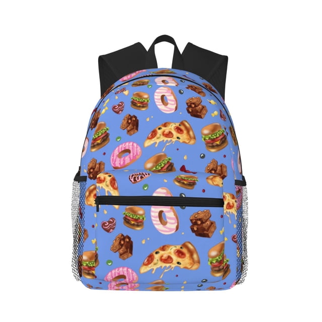 Easygdp Fastfoods Mochila Casual para Portátil, Mochila para Escuela, Viajes, Negocios
