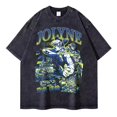 thumbnail image 1 of Anime JoJos Bizarre Adventure DIO lavado Manga JOJO Stone Ocean Y2k camiseta hombres ropa nueva en Top & Tees camiseta para hombre 50872, 1 of 5