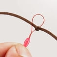 thumbnail image 3 of Soidarity Square 7 + 1 Gel de sílice Space Beans Conector de concentricidad de alta hermeticidad Fish Bobber Stopper Accesorios de pesca Pescar blanco y rojo M Soidarity DJ0991-03, 3 of 6